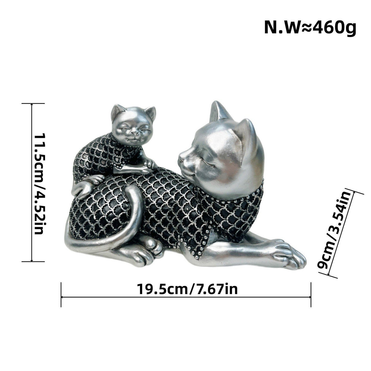 Decorative Figure Silver Gold | High & Bury