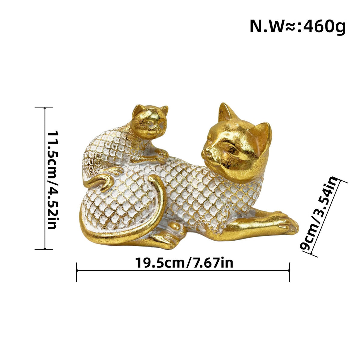 Decorative Figure Silver Gold | High & Bury