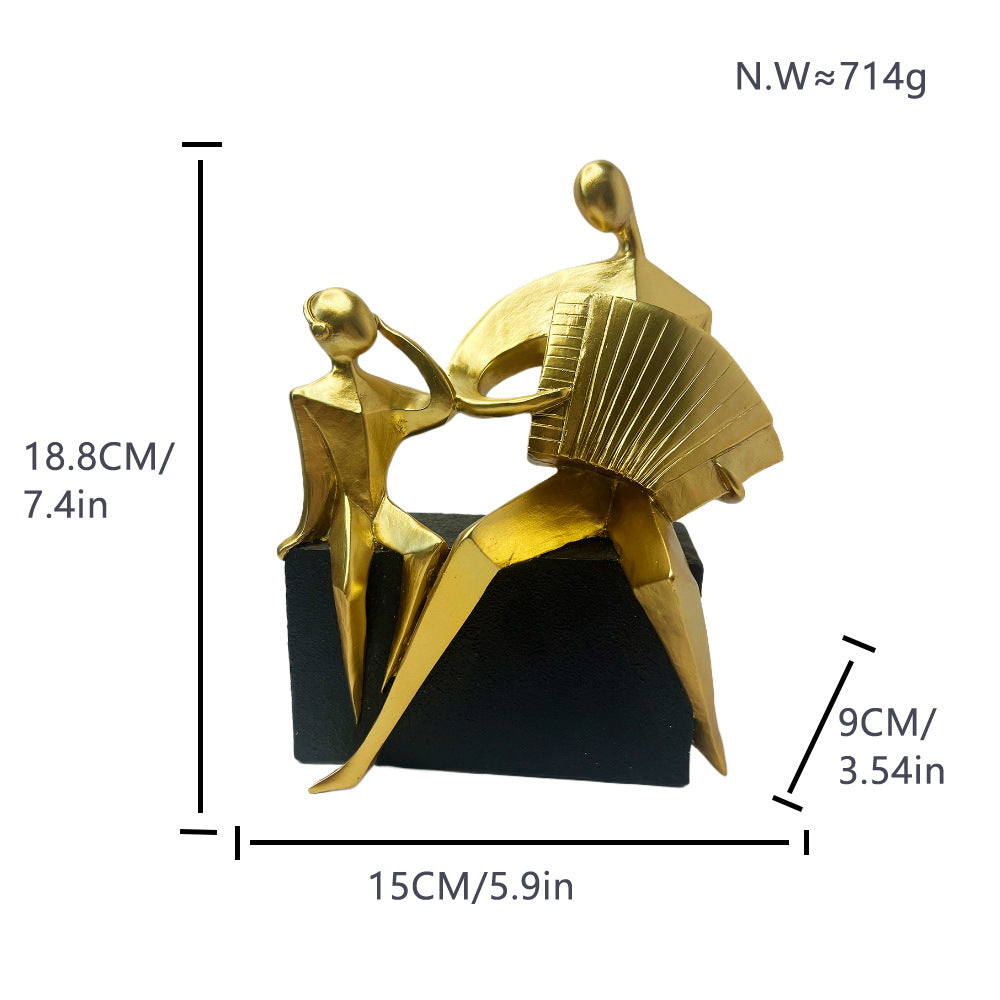 Decorative Figure Soft Textile Metal | High & Bury