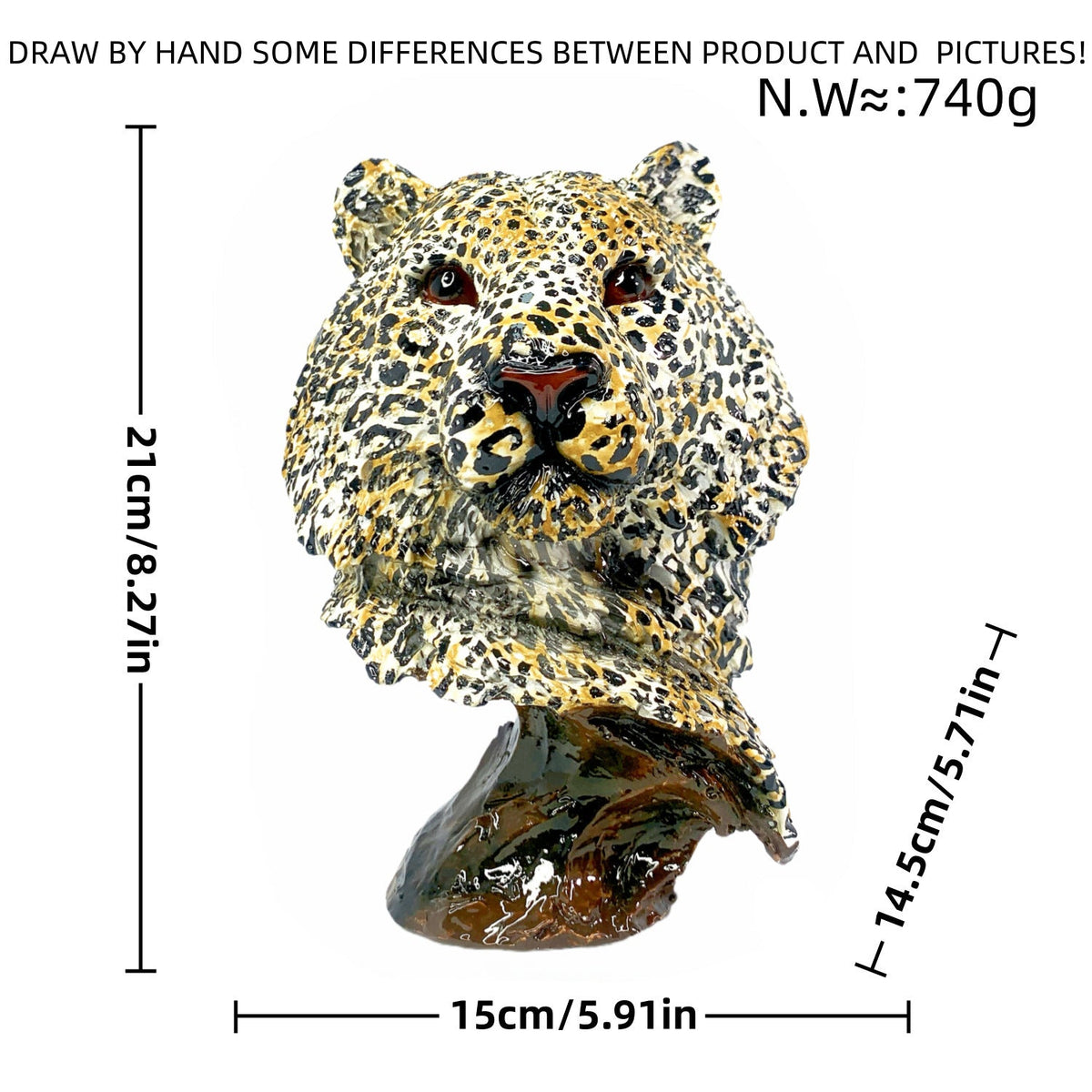 Decorative Figure White Brown | High & Bury