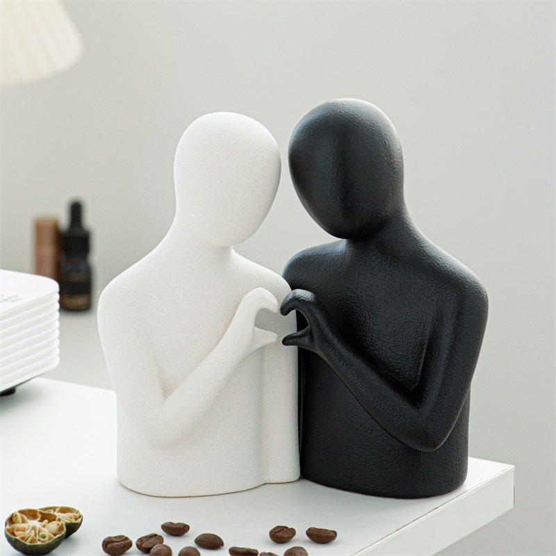 Decorative Figures Black White | High & Bury