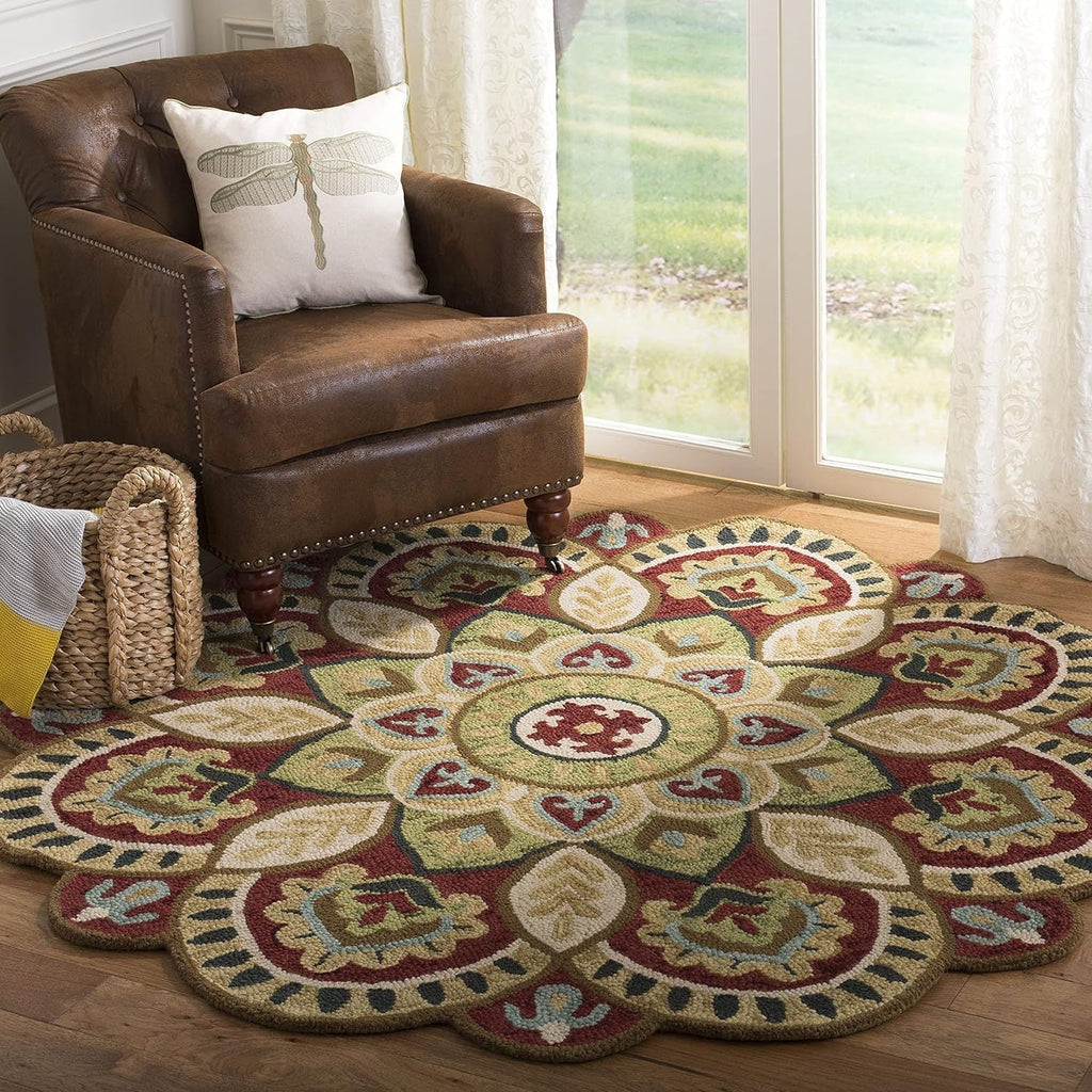 Decorative Floral Area Rug | High & Bury