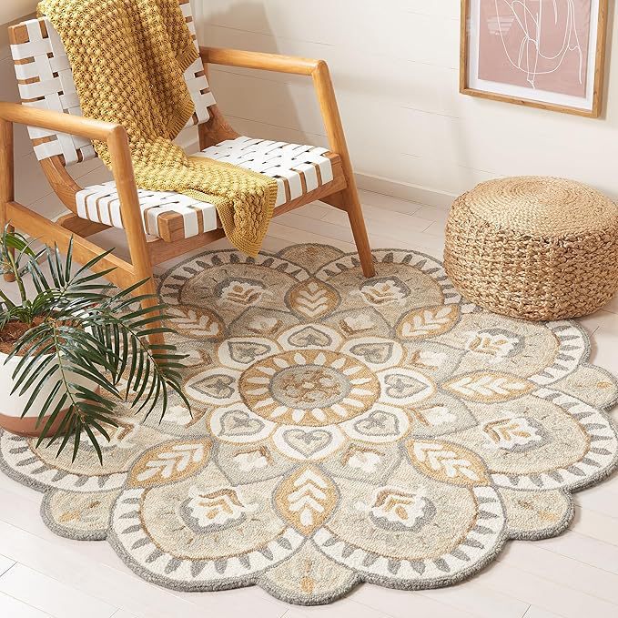 Decorative Floral Area Rug | High & Bury