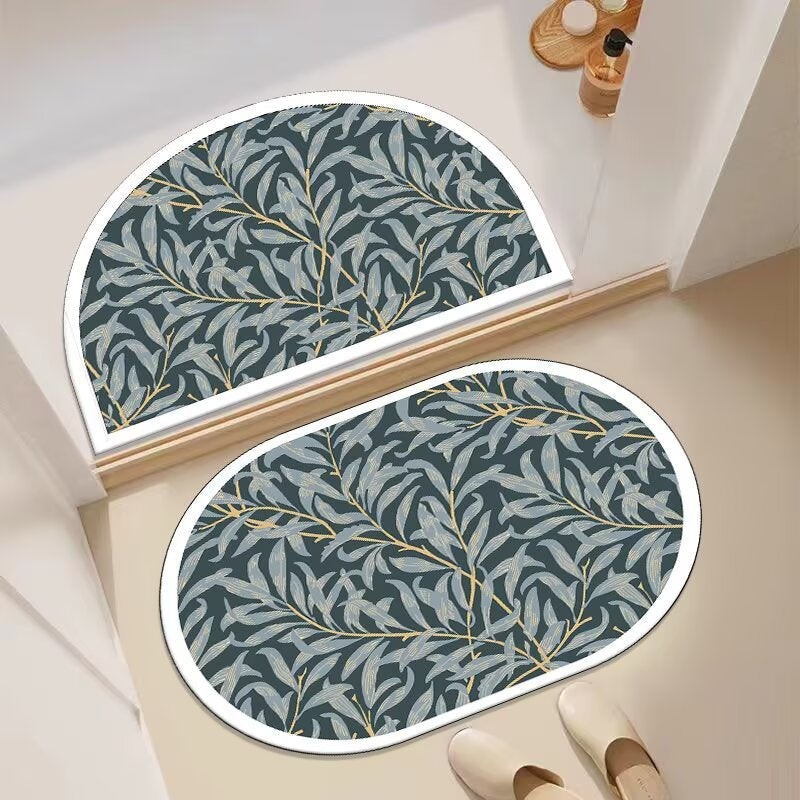 Decorative Floral Entryway Mat | High & Bury