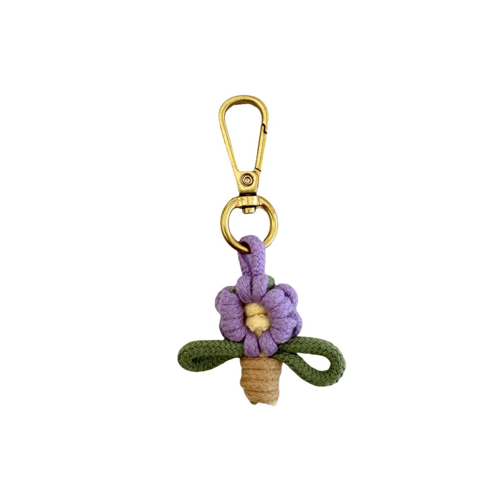 Decorative Floral Keychain | High & Bury