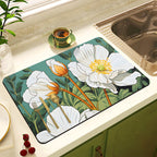 Decorative Floral Kitchen Mat | High & Bury