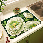 Decorative Floral Kitchen Mat | High & Bury