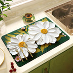 Decorative Floral Kitchen Mat | High & Bury