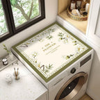 Decorative Floral Laundry Counter Mat | High & Bury