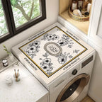 Decorative Floral Laundry Counter Mat | High & Bury