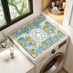 Decorative Floral Laundry Counter Mat | High & Bury