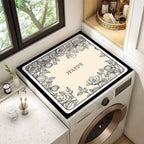 Decorative Floral Laundry Room Counter Mat | High & Bury