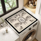 Decorative Floral Laundry Room Counter Mat | High & Bury