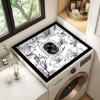 Decorative Floral Laundry Room Counter Mat | High & Bury