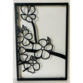 Decorative Floral Metal Wall Art Panel | High & Bury