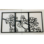 Decorative Floral Metal Wall Art Panel | High & Bury