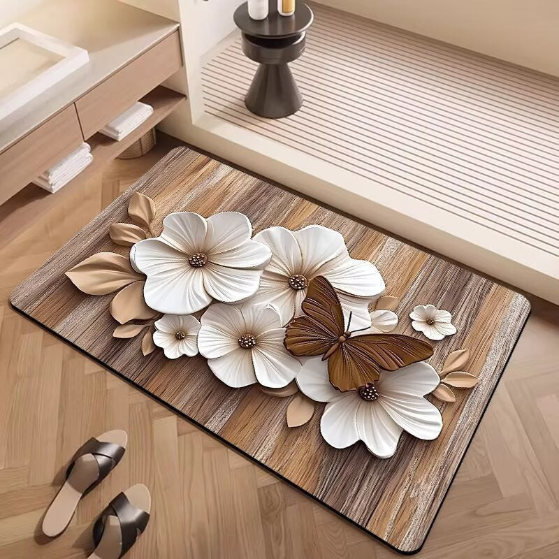 Decorative Floral Patterned Area Rug | High & Bury