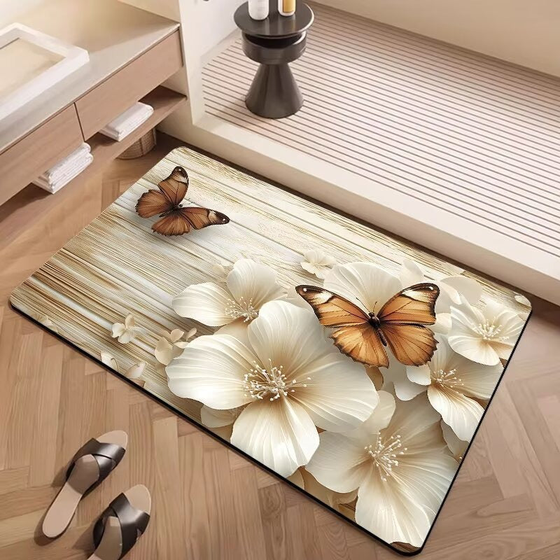 Decorative Floral Patterned Area Rug | High & Bury