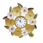 Decorative Floral Wall Clock | High & Bury
