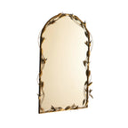 Decorative Floral Wall Mirror Rustic Design | High & Bury