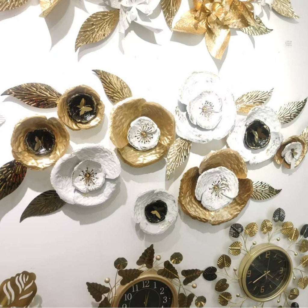 Decorative Floral Wall Sculptures | High & Bury