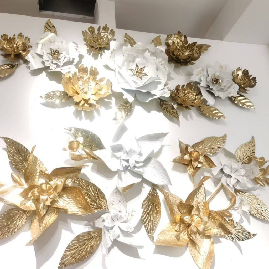 Decorative Floral Wall Sculptures | High & Bury
