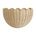 Decorative Flower Basket made of Woven Material | High & Bury