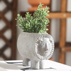 Decorative Flower Pot Brick Red | High & Bury