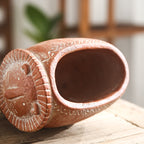 Decorative Flower Pot Brick Red | High & Bury