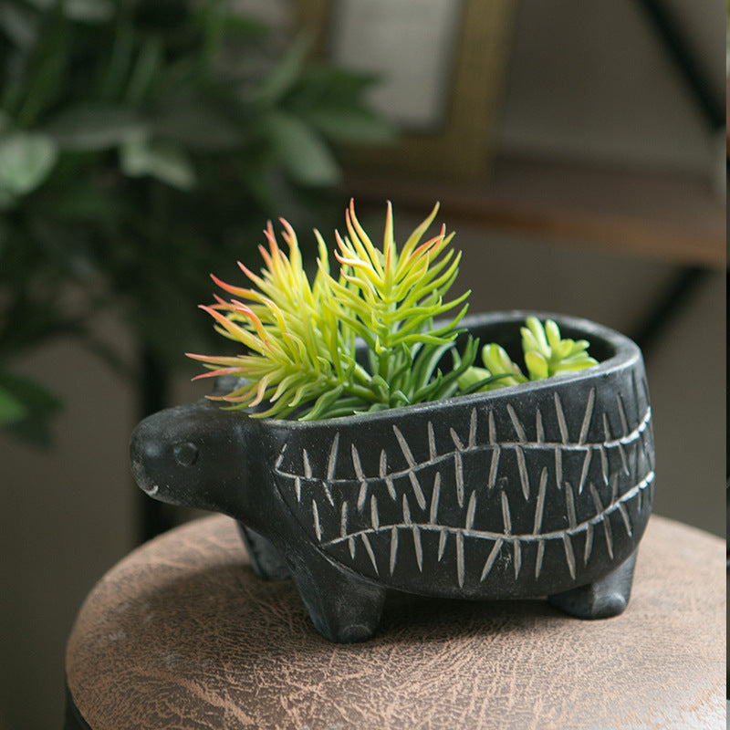 Decorative Flower Pot Ceramic Handcrafted | High & Bury