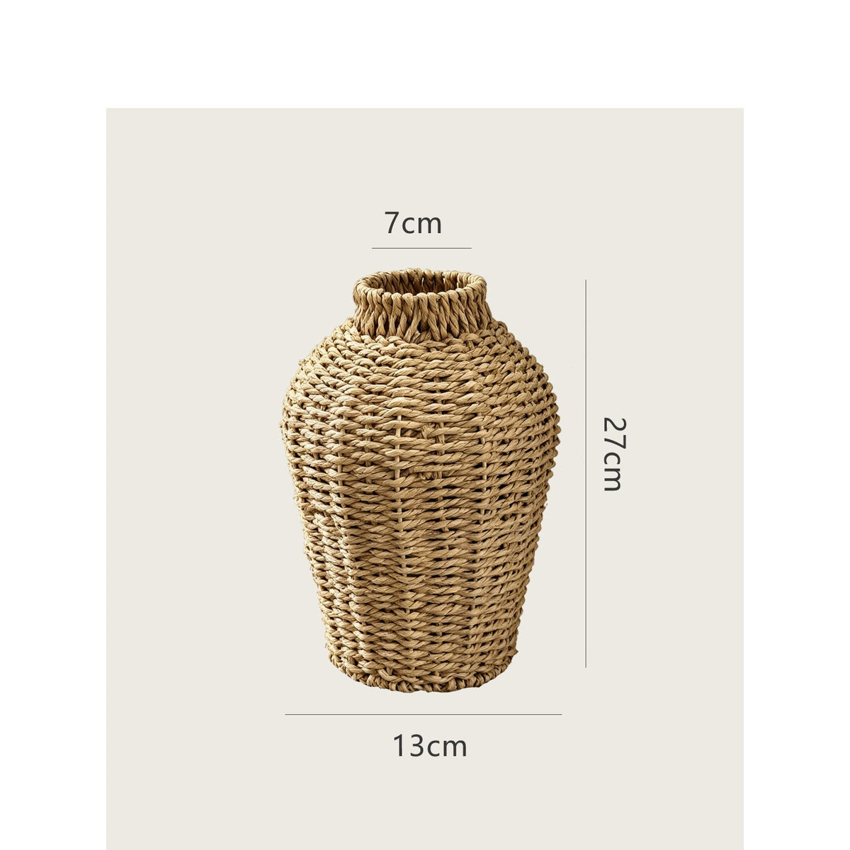 Decorative Flower Pot Handwoven Handcrafted | High & Bury