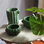 Decorative Flower Pot in Cactus Design | High & Bury