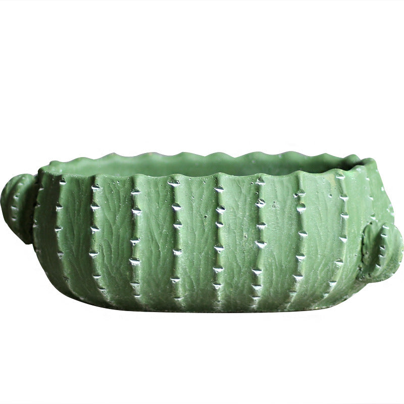 Decorative Flower Pot in Cactus Design | High & Bury