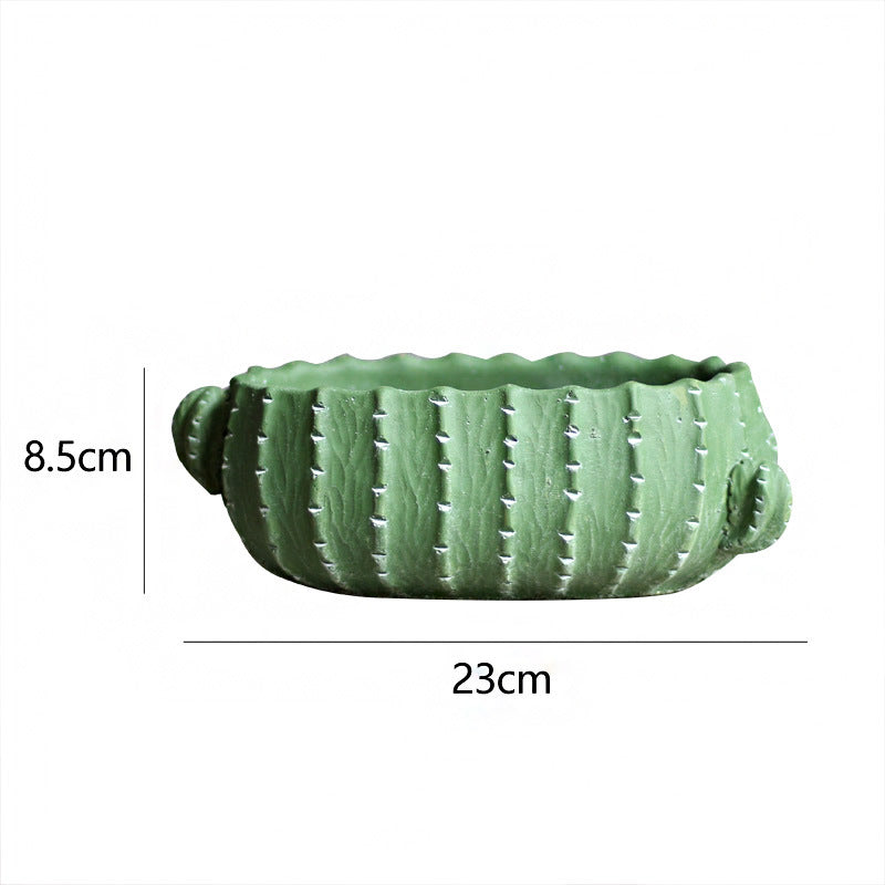 Decorative Flower Pot in Cactus Design | High & Bury
