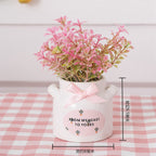 Decorative Flower Pot Pink Lilac | High & Bury