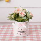 Decorative Flower Pot Pink Lilac | High & Bury
