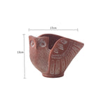 Decorative Flower Pot Red Black | High & Bury