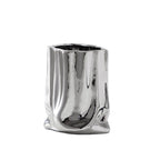 Decorative Flower Pot Silver | High & Bury
