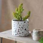 Decorative Flower Pot Soft Textile Ceramic | High & Bury