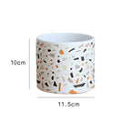 Decorative Flower Pot Soft Textile Ceramic | High & Bury