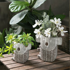 Decorative Flower Pot Soft Textile | High & Bury
