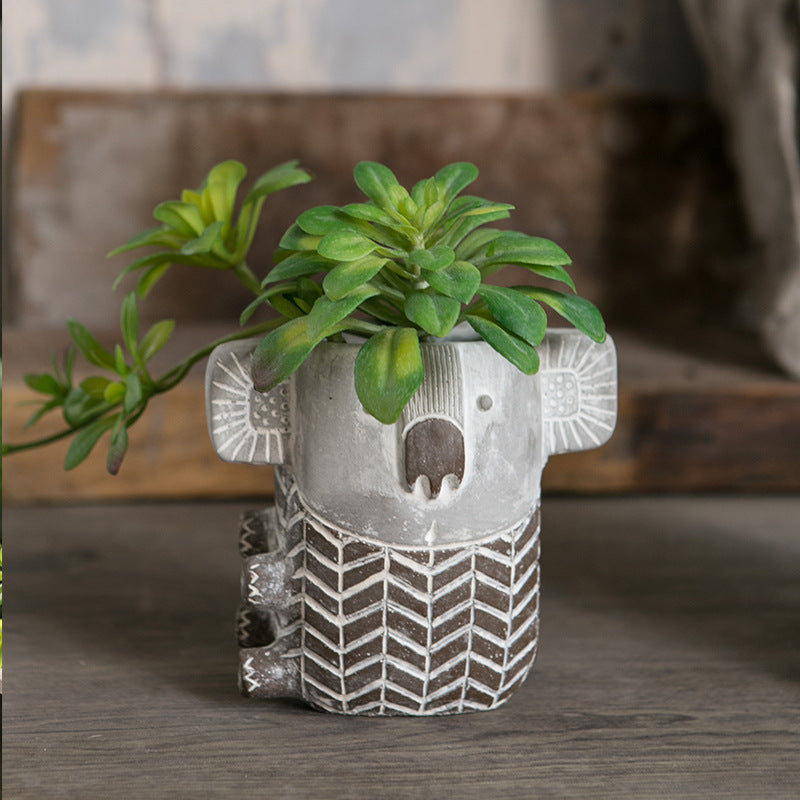 Decorative Flower Pot Soft Textile | High & Bury