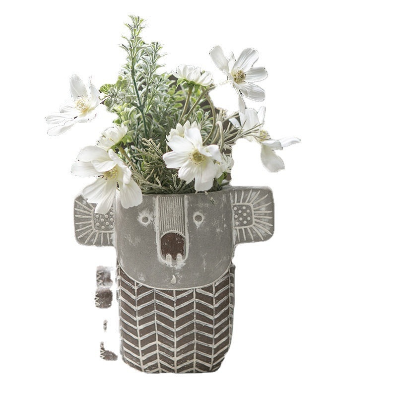 Decorative Flower Pot Soft Textile | High & Bury