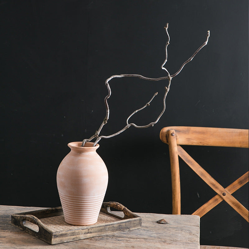Decorative Flower Vase Soft Textile Ceramic | High & Bury