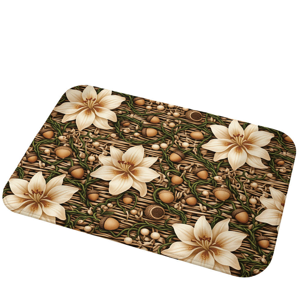 Decorative Football-Themed Area Mat | High & Bury