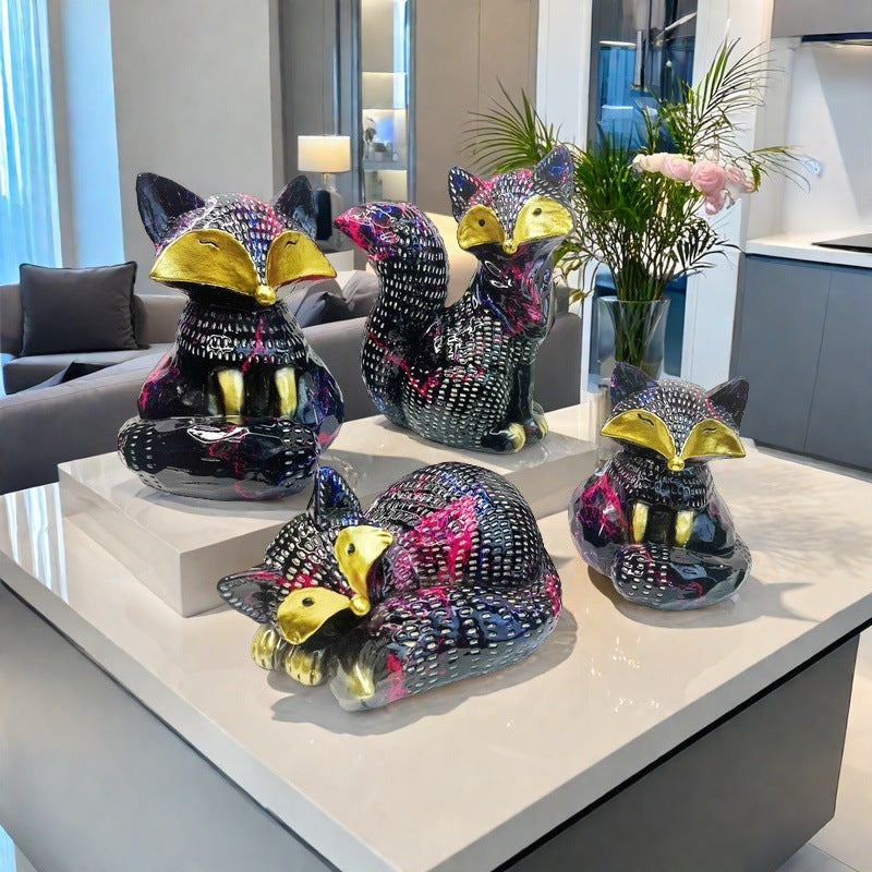 Decorative Fox Sculpture | High & Bury