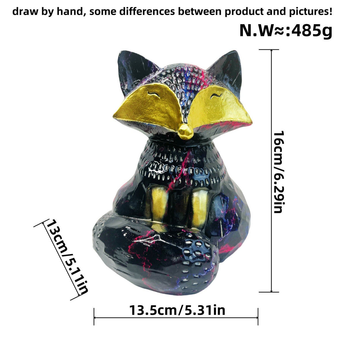 Decorative Fox Sculpture | High & Bury