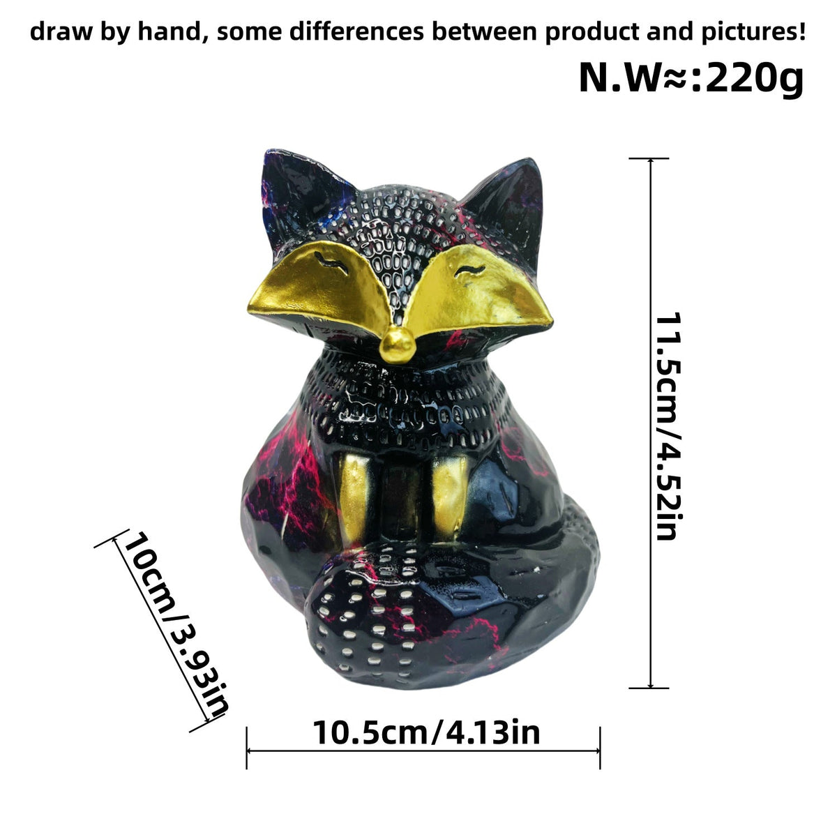 Decorative Fox Sculpture | High & Bury