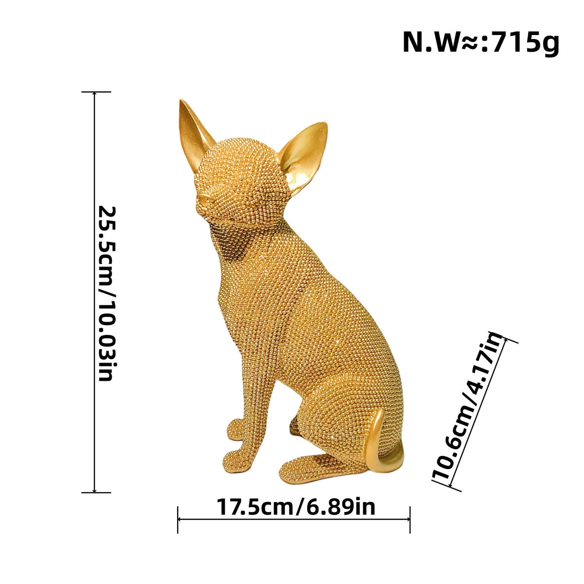 Decorative French Bulldog Sculpture | High & Bury
