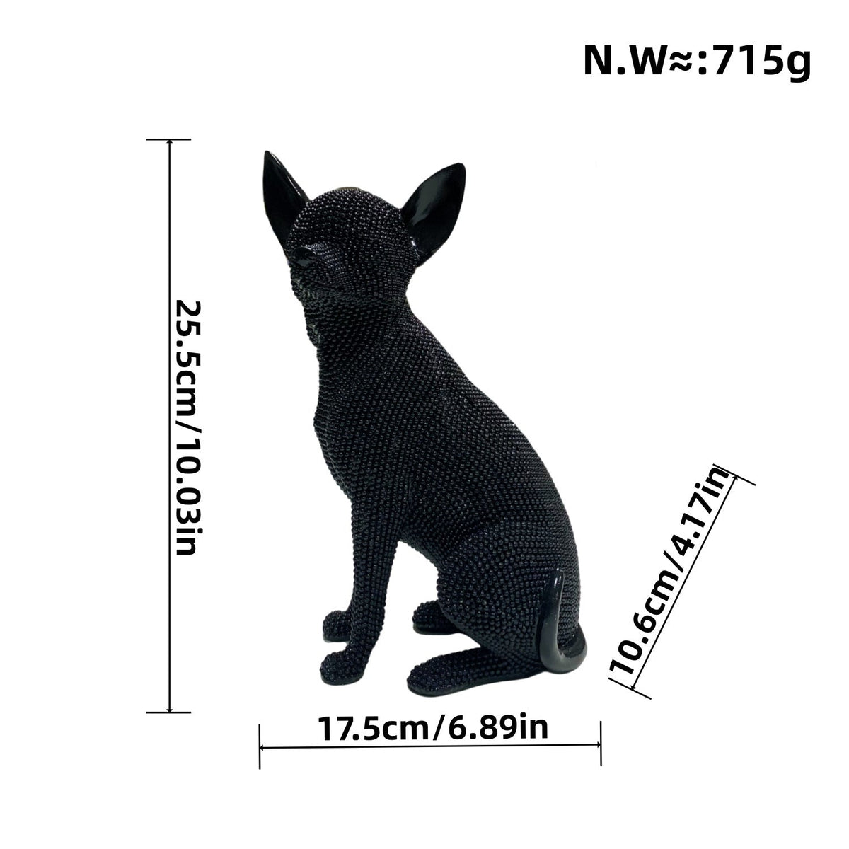 Decorative French Bulldog Sculpture | High & Bury